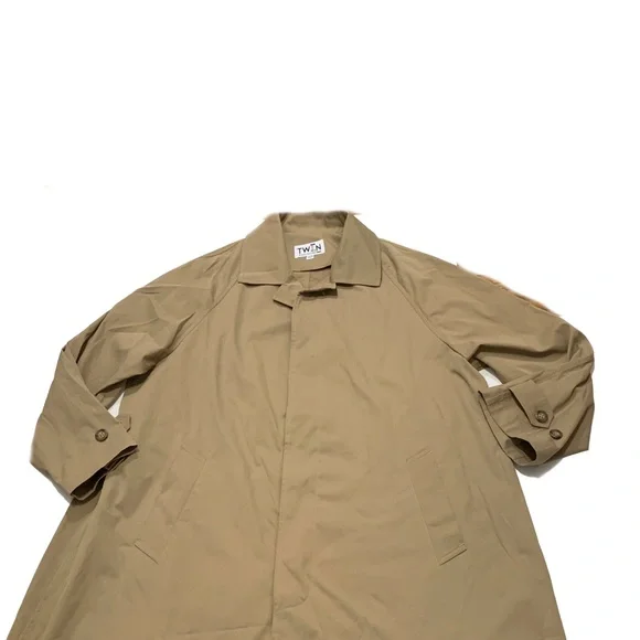XS / TWIN Tan iconic trench coat - Picture 2 of 4